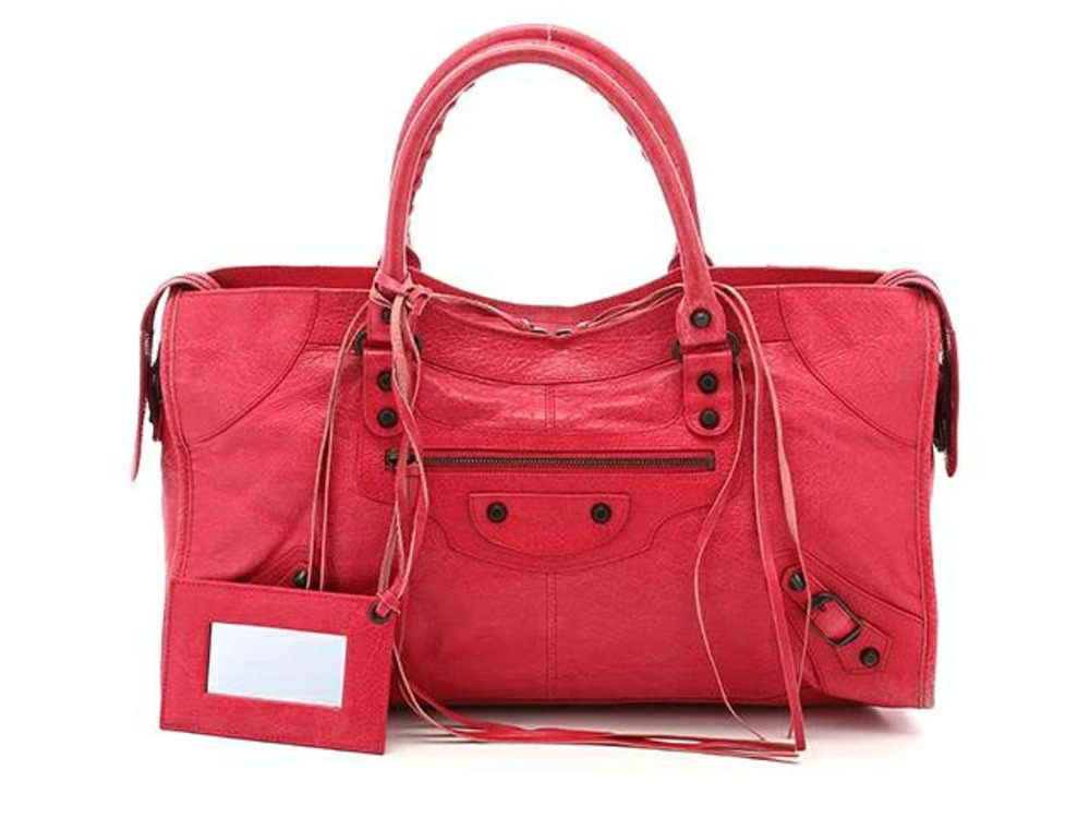Balenciaga Shoulder Bag The Time Calfskin